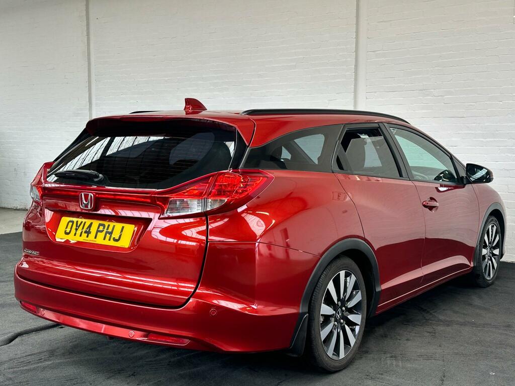 Honda Civic 1.8 I-vtec Se Plus Tourer Euro 5 Red #6