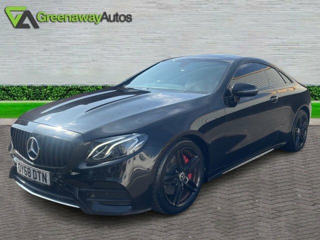 Mercedes-Benz E Class E220d Amg Line Coupe OY68DTN Black #2
