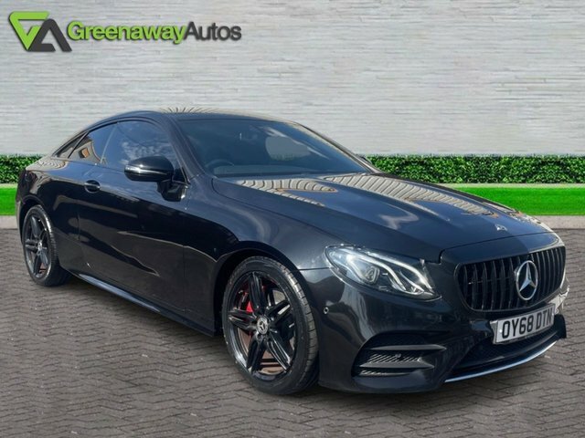 Mercedes-Benz E Class E220d Amg Line Coupe OY68DTN Black #4