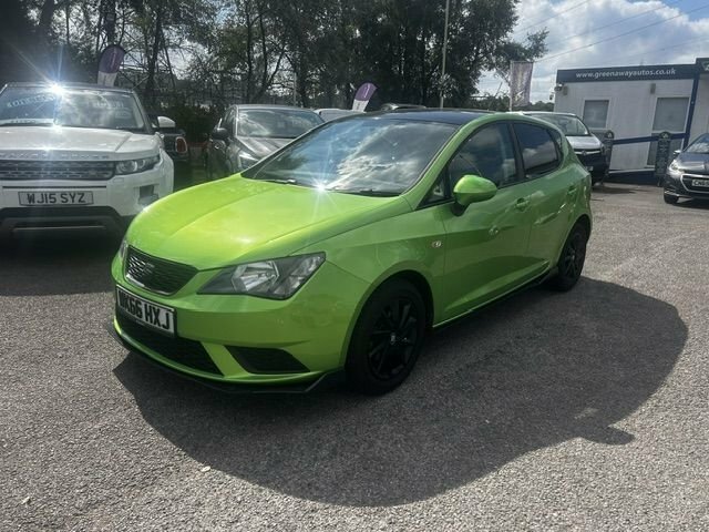Seat Ibiza Sol Hatchback WK66HXJ Green #2