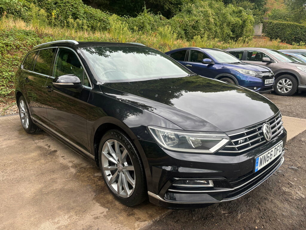 Volkswagen Passat 2.0 Tdi Bluemotion Tech R-line Estate M WN66DFO Black #3