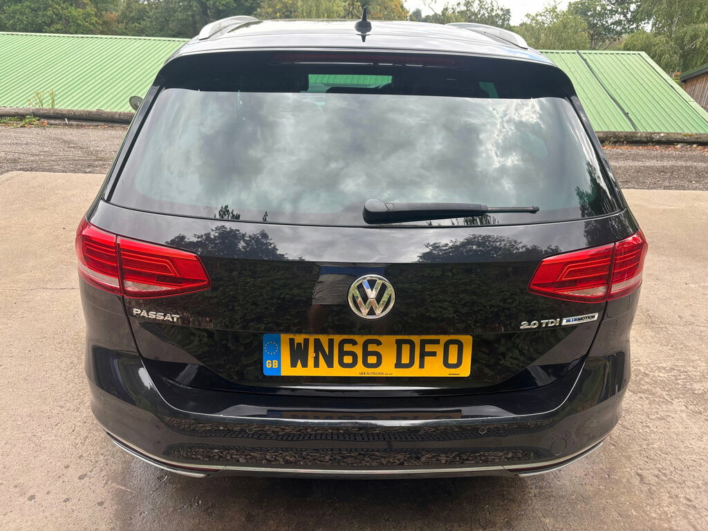 Volkswagen Passat 2.0 Tdi Bluemotion Tech R-line Estate M WN66DFO Black #6