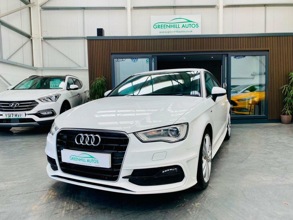 Audi A3 Hatchback 2.0 Tdi S Line Sportback Euro 6 Ss White