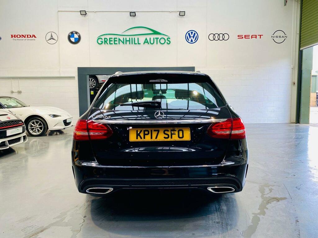 Mercedes-Benz C Class 2.1 C220d Amg Line G-tronic Euro 6 Ss KP17SFO Black #4