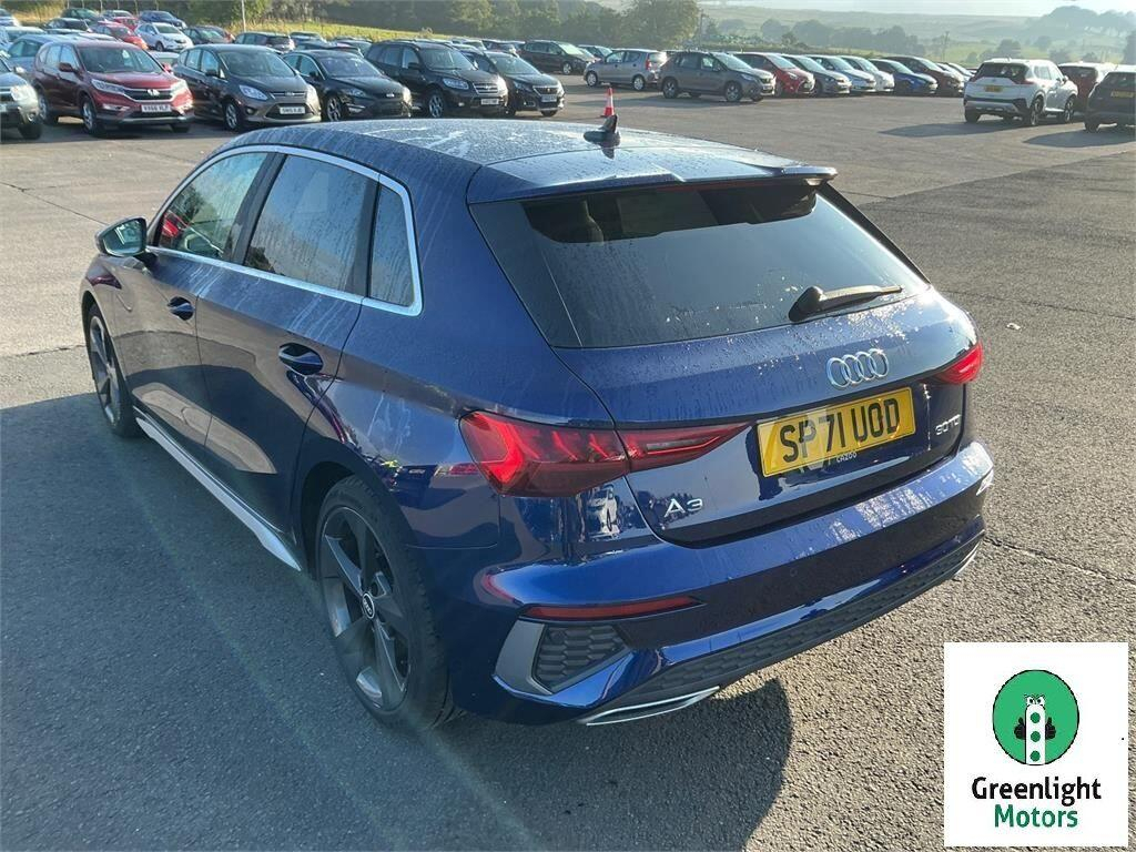 Audi A3 2.0 Tdi 30 S Line Sportback Euro 6 Ss Blue #3