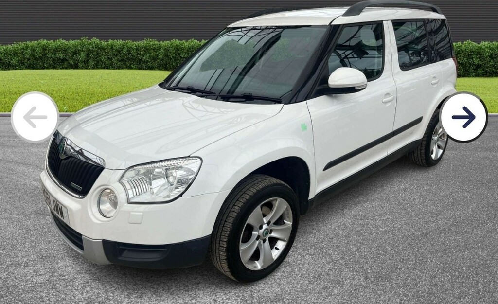 Skoda Yeti 1.6 Tdi Greenline II Elegance 2011 White #4