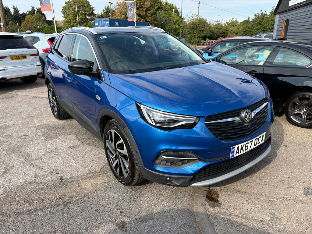 Vauxhall Grandland X 1.2 Turbo Elite Nav Suv Euro 6 AK67OCX Blue #3