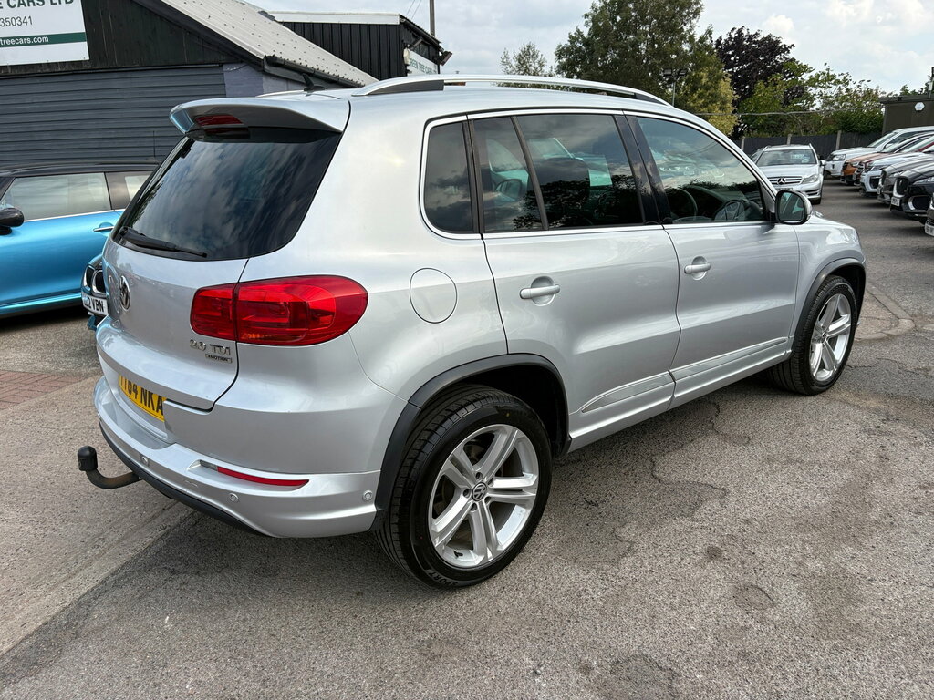 Volkswagen Tiguan 2.0 Tdi Bluemotion Tech R-line Suv Manu YT64NKA Silver #4