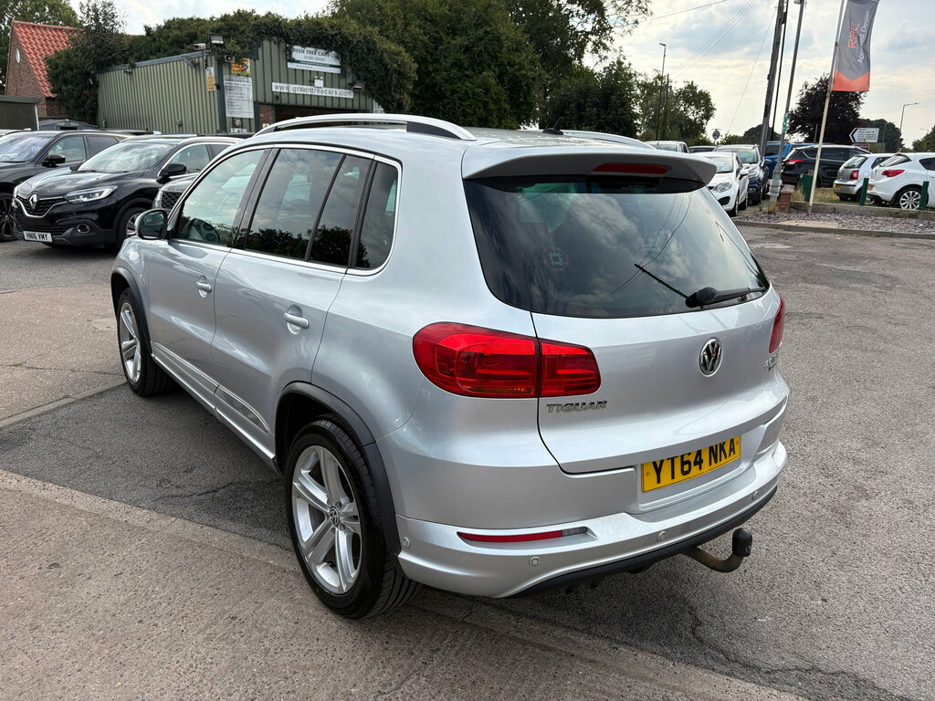 Volkswagen Tiguan 2.0 Tdi Bluemotion Tech R-line Suv Manu YT64NKA Silver #6