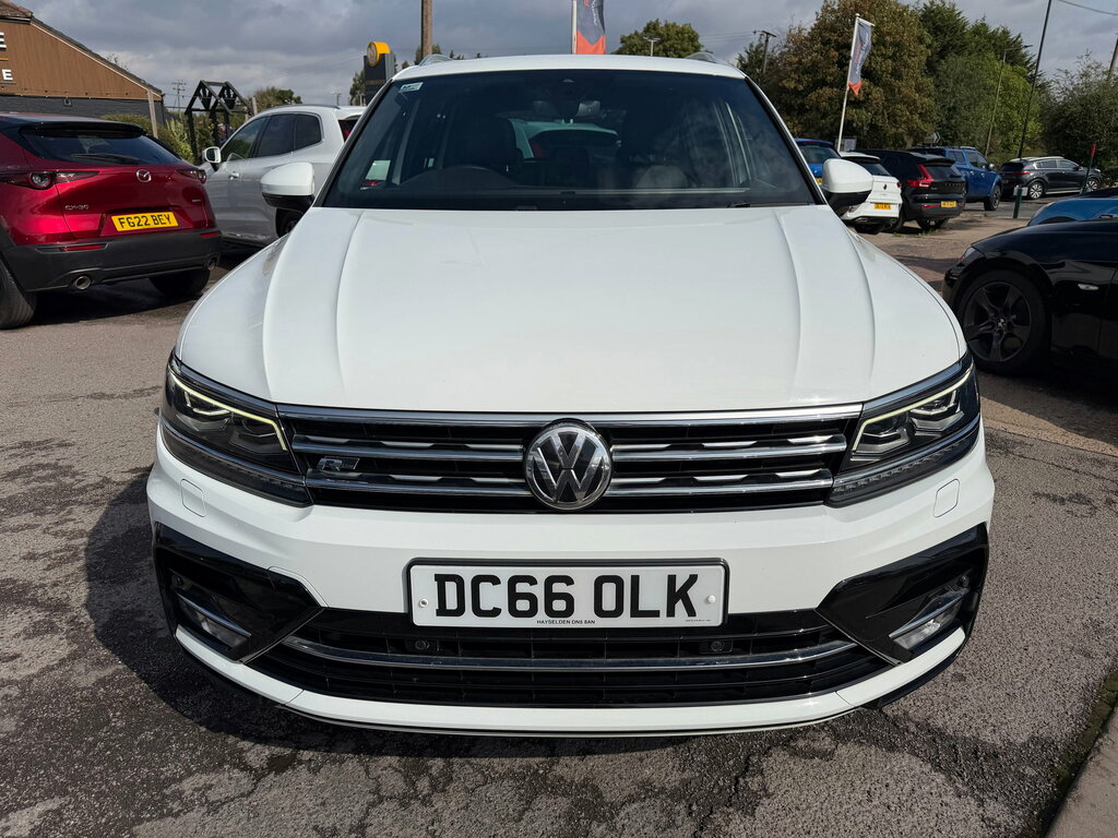 Volkswagen Tiguan 2.0 Tdi Bluemotion Tech R-line Suv Manu White #2