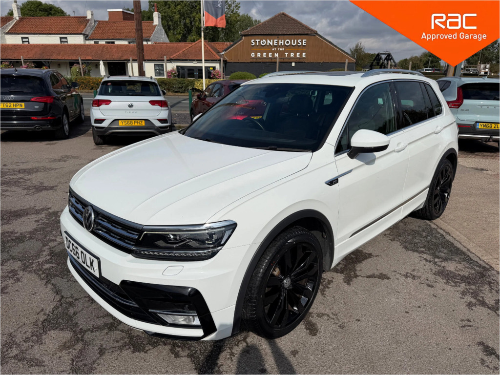 Volkswagen Tiguan 2.0 Tdi Bluemotion Tech R-line Suv Manu White