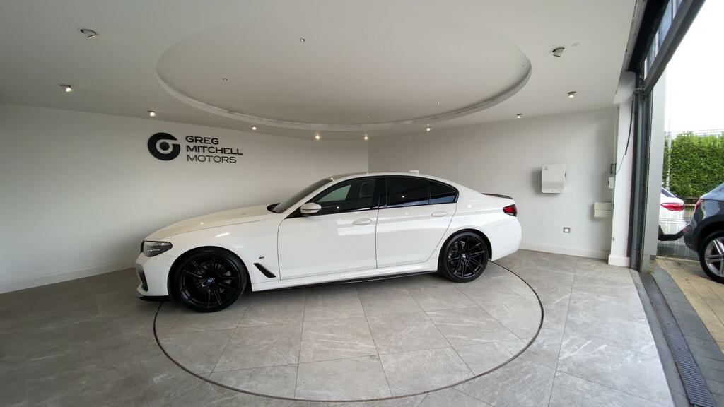 BMW 5 Series 520D Mht M Sport Step LD71THU White #4
