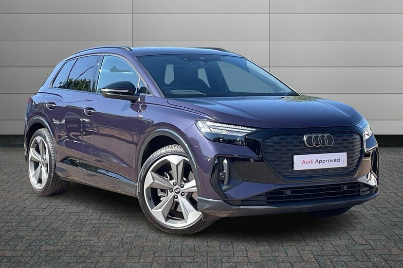 Audi Q4 E Tron 45 Black Edition Suv 82Kwh 286 Purple