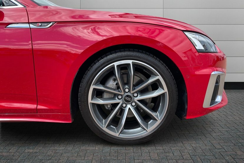 Audi A5 2.0 Tdi 40 S Line Coupe S Tronic Quattr Red #5