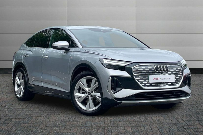 Audi Q4 E Tron 45 S Line Sportback 82Kwh 286 P Silver