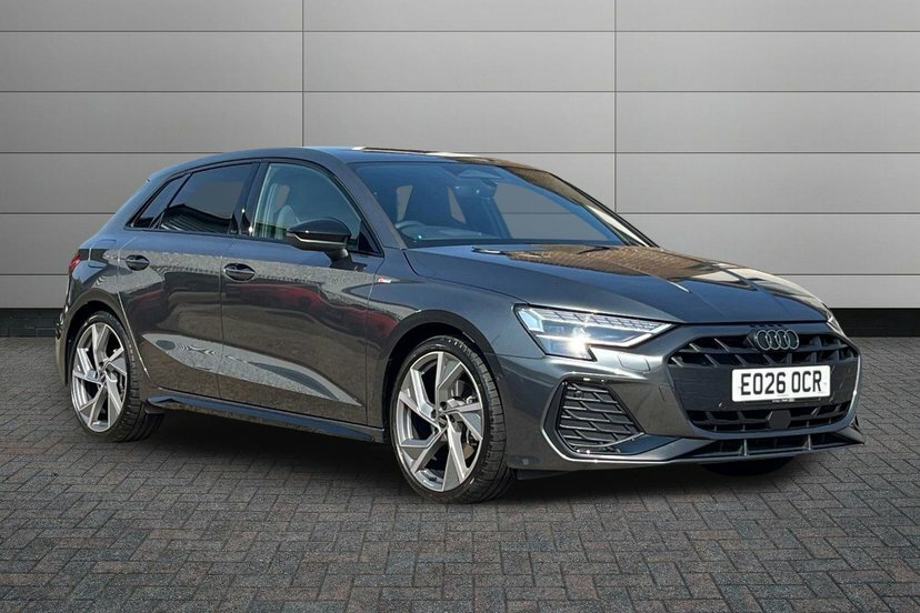 Audi A3 1.5 Tfsi Black Edition Sportback S Tron Grey