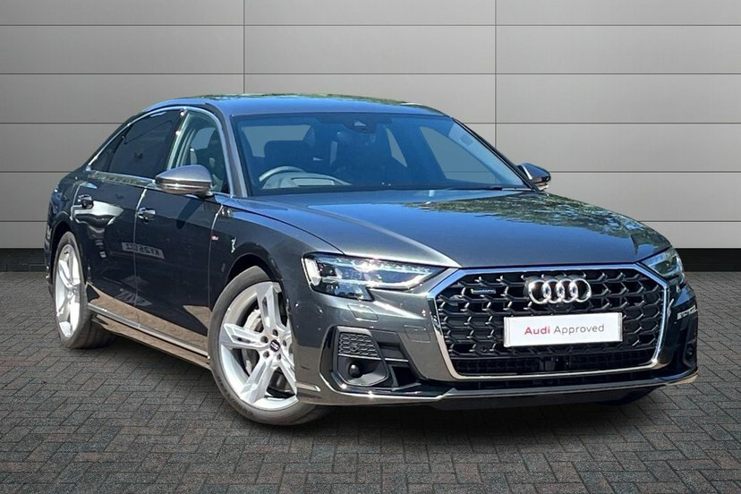 Audi A8 3.0 Tfsie V6 60 S Line Saloon Plug-in H Grey