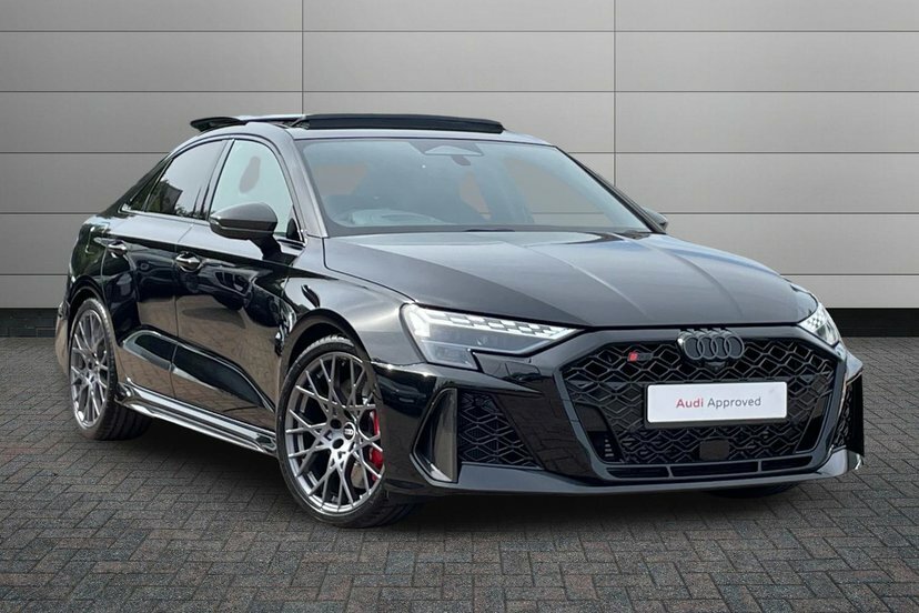Audi RS3 2.5 Tfsi Carbon Black Saloon S Tronic Q Black