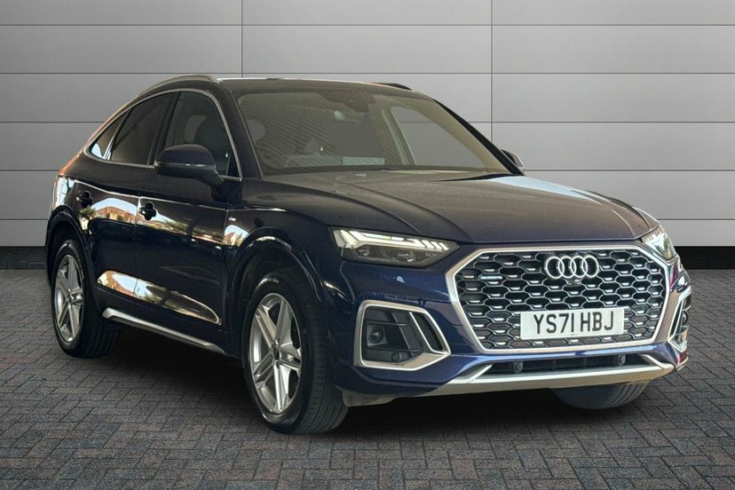 Audi Q5 2.0 Tdi 40 S Line Sportback S Tronic Qu Blue