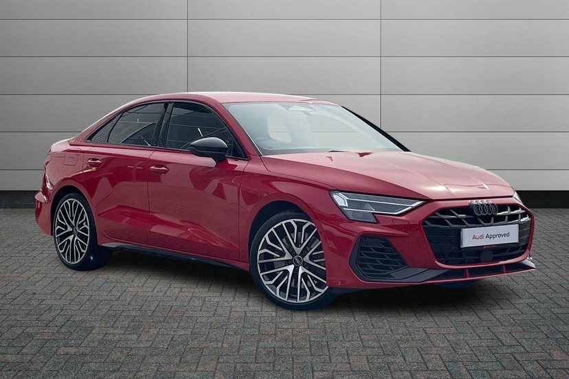 Audi S3 2.0 Tfsi Black Edition Saloon S Tronic Red