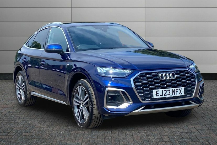 Audi Q5 2.0 Tdi 40 S Line Sportback S Tronic Qu Blue