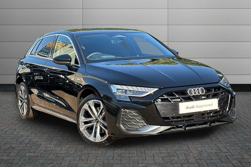 Audi A3 1.5 Tfsie S Line Sportback Plug-in Hybr Black