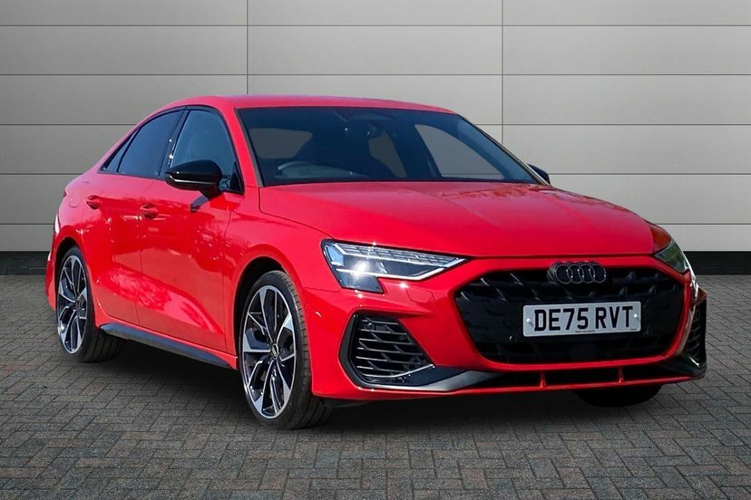 Audi S3 2.0 Tfsi Black Edition Saloon S Tronic Red