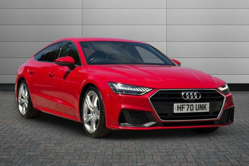 Audi A7 2.0 Tdi 40 S Line Sportback S Tronic 2 Red