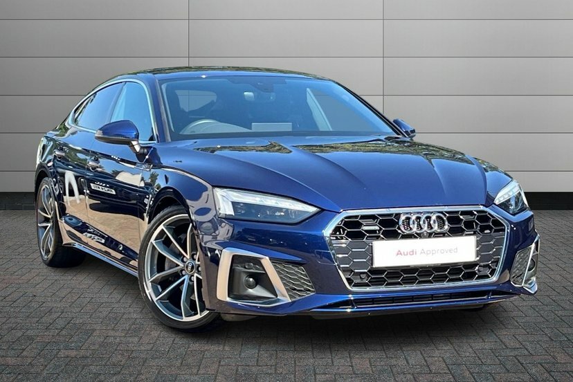 Audi A5 2.0 Tfsi 45 S Line Sportback S Tronic Q Blue