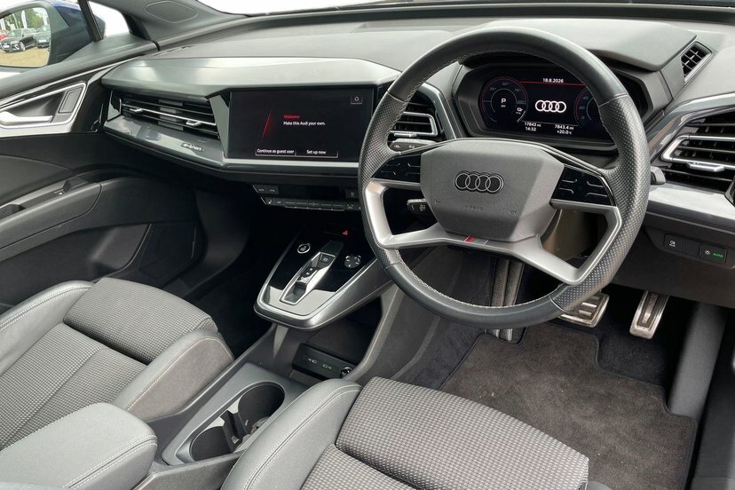 Audi Q4 E Tron 40 S Line Suv 82Kwh 204 Ps NG73ODH Blue #6