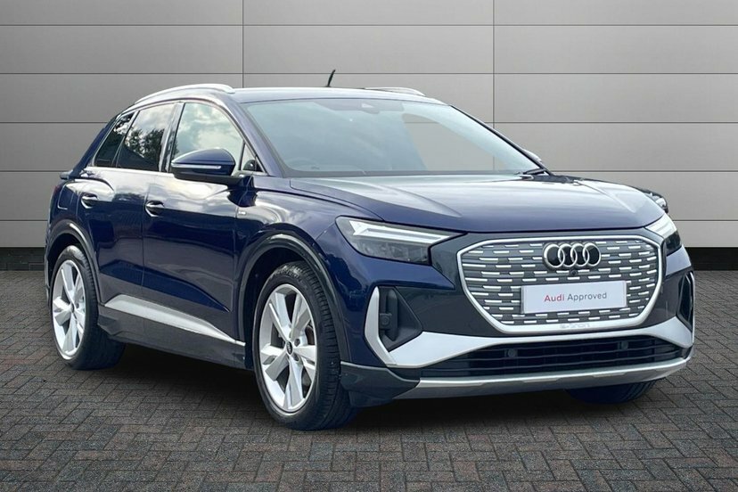 Audi Q4 E Tron 35 S Line Suv 55Kwh 170 Ps Blue