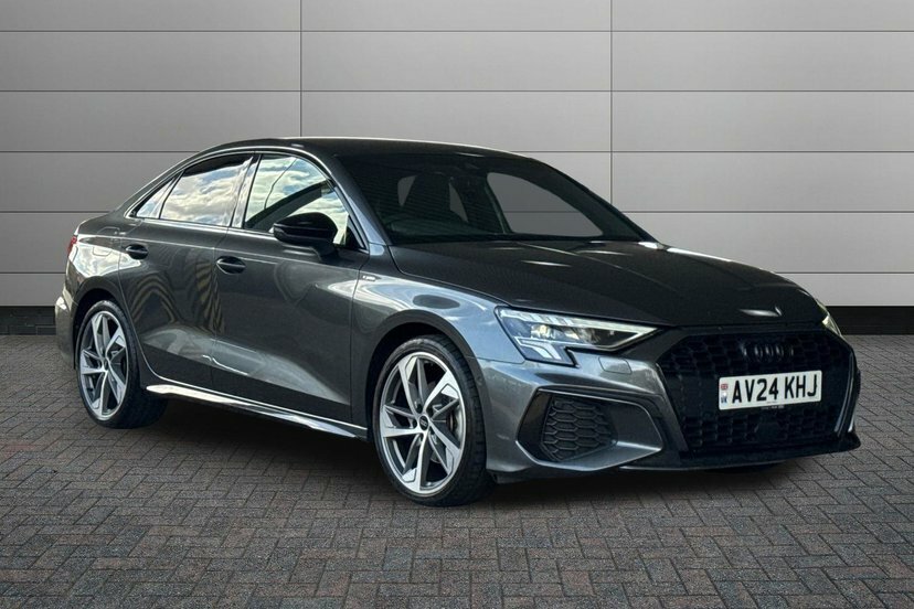 Audi A3 2.0 Tdi 35 Black Edition Saloon S Troni Grey
