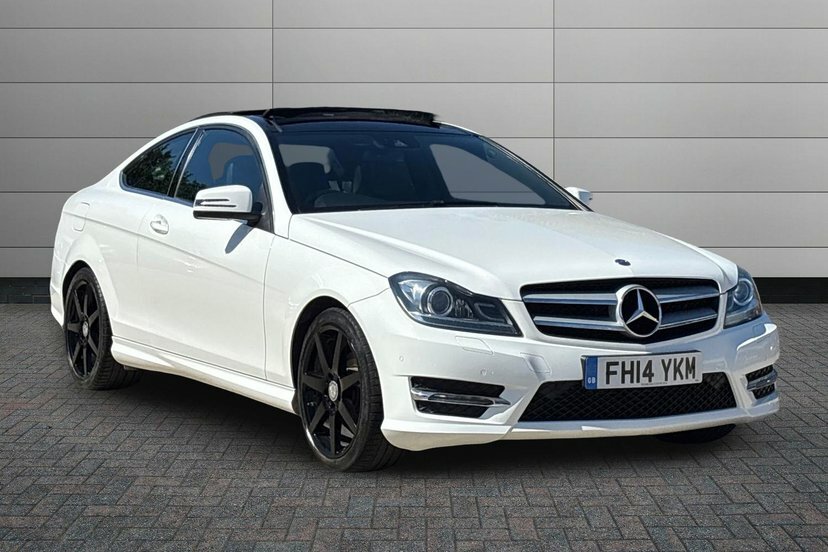 Mercedes-Benz C Class 1.6 C180 Amg Sport Edition Coupe G-tron White