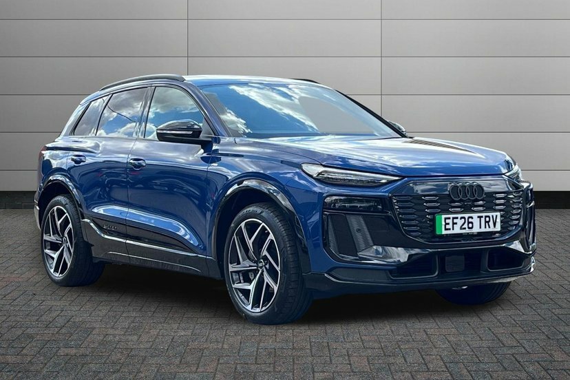 Audi Q6 E-Tron 83Kwh Black Edition Suv 252 Ps EF26TRV Blue