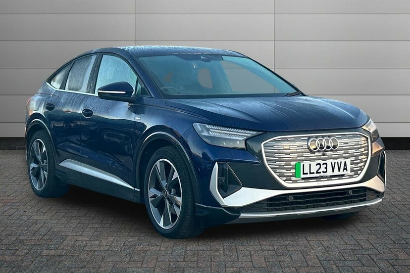 Audi Q4 E Tron 35 S Line Sportback 55Kwh 170 P Blue
