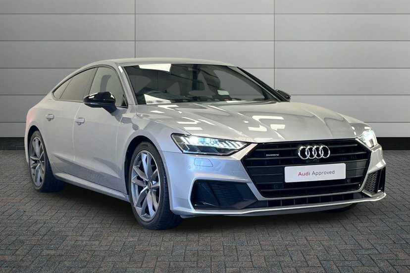 Audi A7 2.0 Tdi 40 Black Edition Sportback S Tr Silver