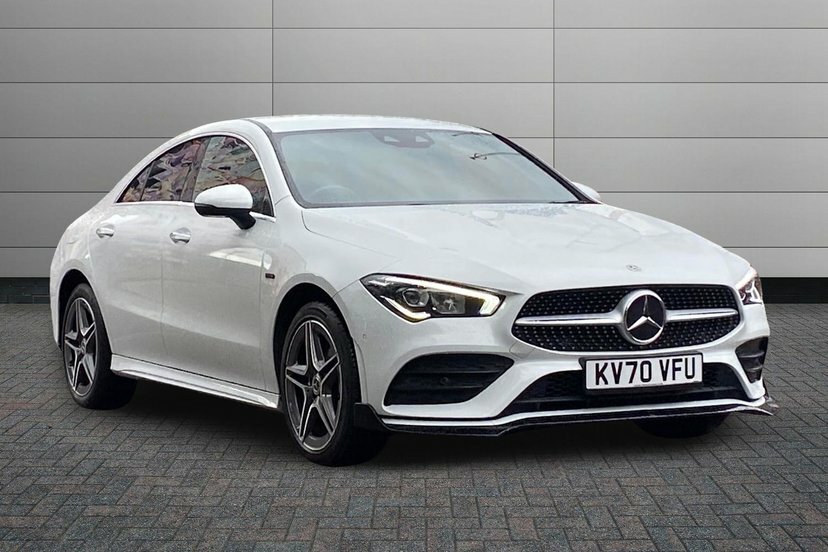 Mercedes-Benz CLA Class 1.3 Cla250e 15.6Kwh Amg Line Premium Coupe P White