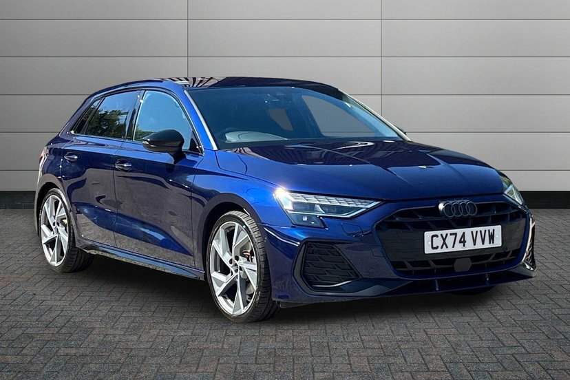 Audi A3 1.5 Tfsi 35 Black Edition Sportback S T Blue