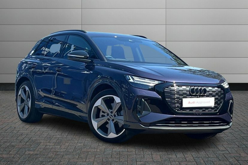 Audi Q4 E Tron 45 Black Edition Suv Quattro 82K Purple