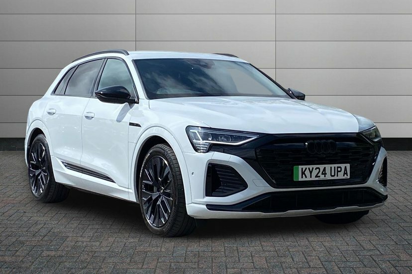 Audi Q8 e tron 50 Black Edition Suv Quattro 95K White