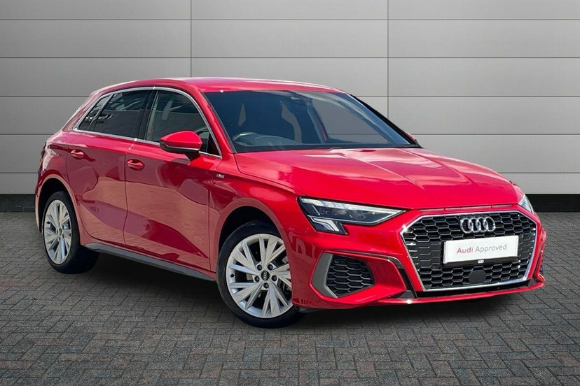 Audi A3 1.4 Tfsie 40 S Line Sportback Plug-in H Red