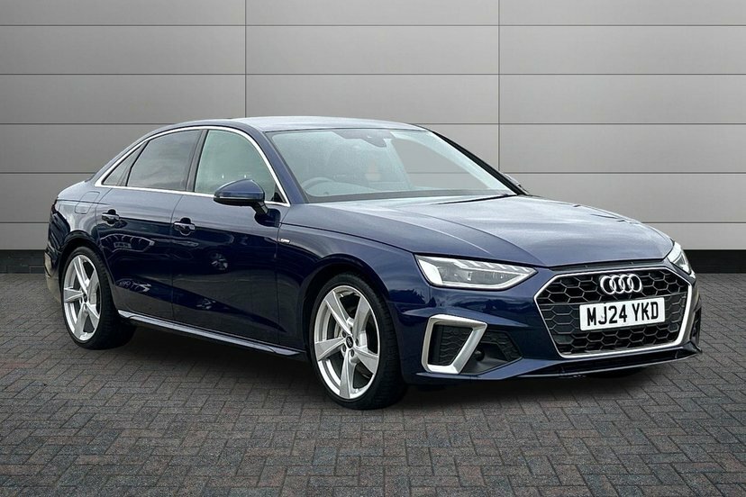 Audi A4 2.0 Tfsi 40 S Line Saloon S Tronic 204 Blue