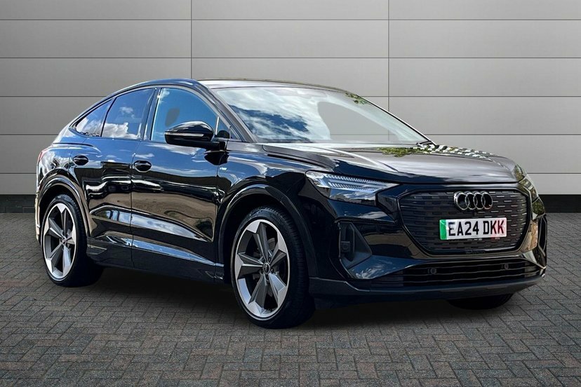 Audi Q4 E Tron 40 Black Edition Sportback 82Kwh EA24DKK Black