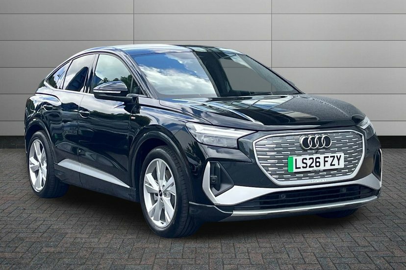 Audi Q4 E Tron 45 S Line Sportback 82Kwh 286 P Black