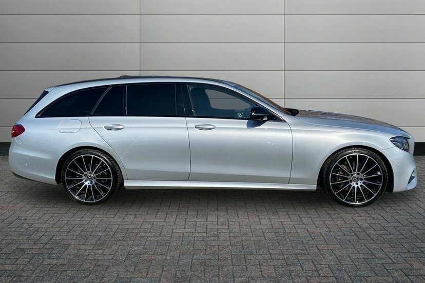 Mercedes-Benz E Class 2.0 E220d Amg Line Night Edition Premium Estate FM69FKT Silver #3