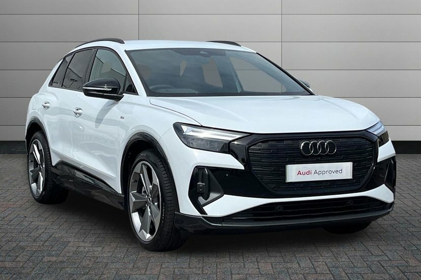 Audi Q4 E Tron 45 Black Edition Suv 82Kwh 286 White