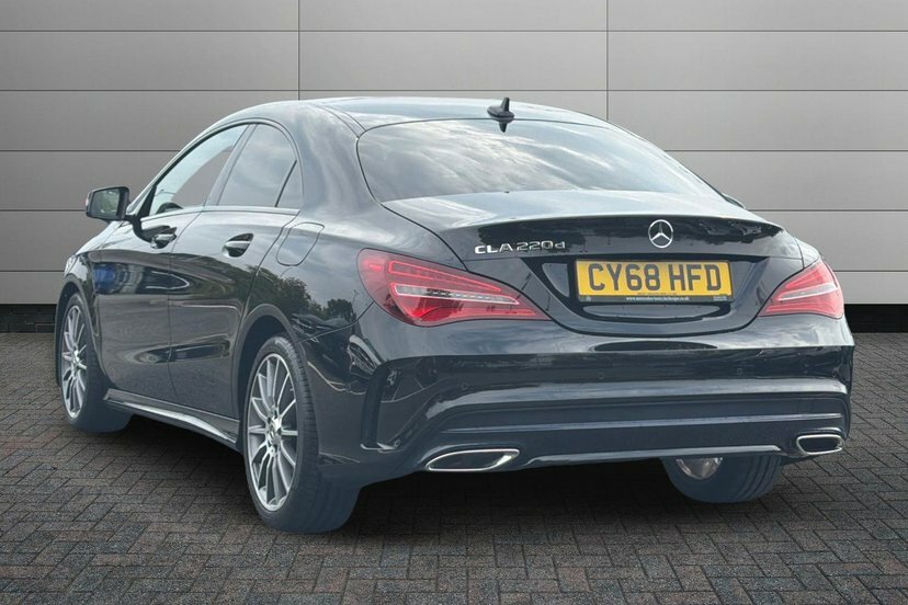 Mercedes-Benz CLA Class Cla220d Amg Line Coupe Black #2
