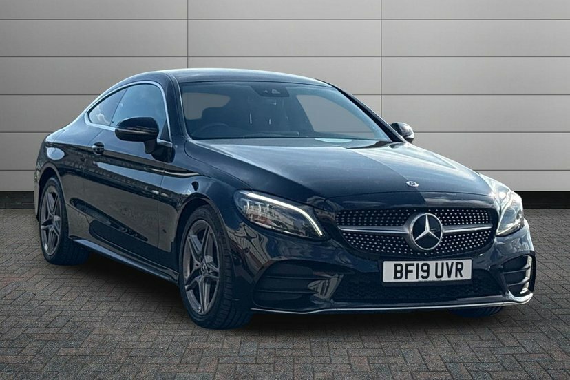 Mercedes-Benz C Class 2.0 C300 Amg Line Premium Coupe G-tro Black