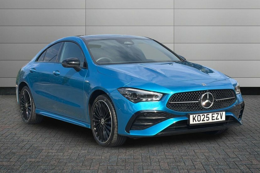 Mercedes-Benz CLA Class Cla250e Amg Line Premium Plus Coupe Blue