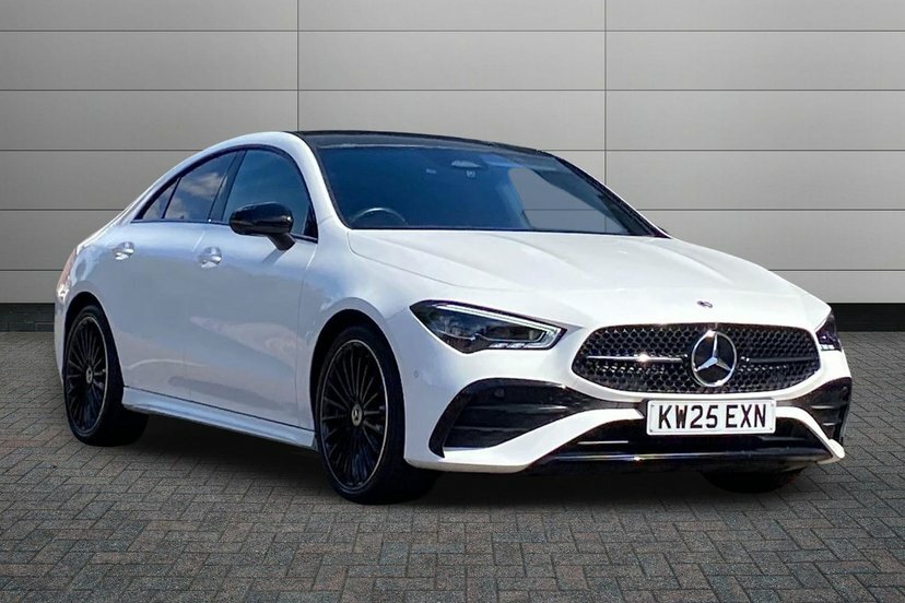 Mercedes-Benz CLA Class 2.0 Cla220d Amg Line Premium Plus Coupe Dies White